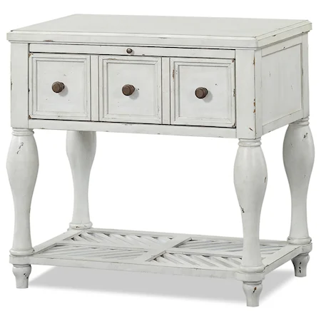 1 Drawer Leg Nightstand